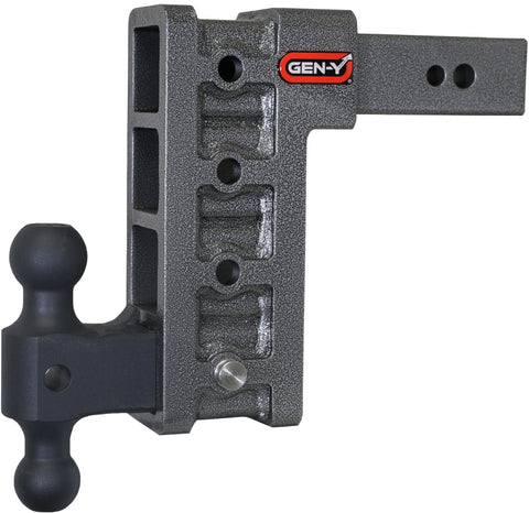 Gen-Y Mega Duty 2.5in Shank 9in Drop 3.5K TW 32K Hitch w/GH-0161 Dual-Ball - GH-1614