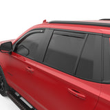 EGR 21-23 Chevrolet Tahoe In-Channel Window Visors Front/Rear Set Dark Smoke - 571881
