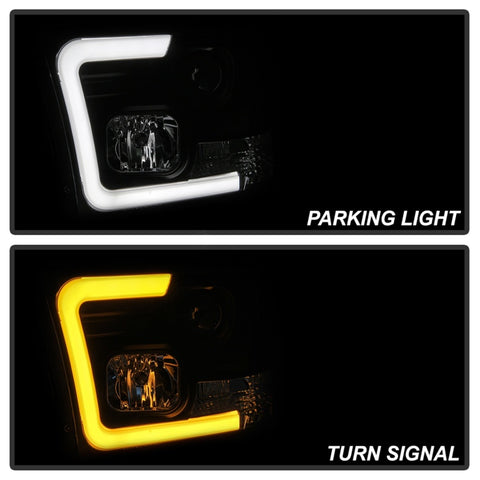 Spyder 09-16 Dodge Ram 1500 Ver 2 Proj Headlight - Light Bar Turn Signal - Blk - PRO-YD-DR09V2-SB-BK - 5086266