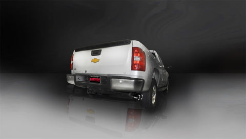 Corsa 2011-2013 GMC Sierra Ext. Cab/Std. Bed 1500 6.2L V8 Black Sport Cat-Back Exhaust - 14523BLK