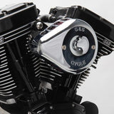 S&S Cycle 91-06 XL w/ Stock CV Carb Chrome Mini Teardrop Stealth Air Cleaner Kit - 170-0449