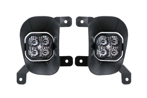 Diode Dynamics SS3 Ram Vertical LED Fog Light Kit Max - Yellow SAE Fog - DD6713