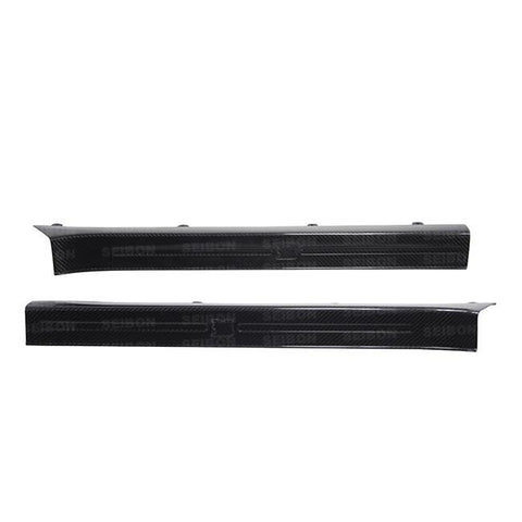 Seibon 09-10 Nissan GTR R35 OEM Style Carbon Fiber Door Sills (Pair) - DS0910NSGTR