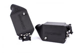 CSF 12-16 BMW M5 (F10) / 12-18 BMW M6 (F06/F12/F13) Twin Charge-Air-Cooler Set - Crinkle Black - 8109