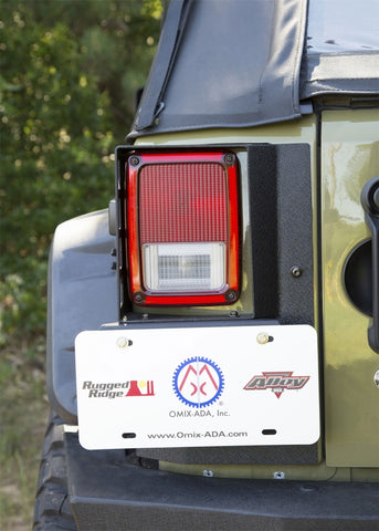 Rugged Ridge XHD Corner Guard Rear 07-18 Jeep Wrangler JKU 4 Door - 11615.20