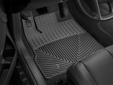 WeatherTech 14+ Chevrolet Silverado Front Rubber Mats - Black - W309