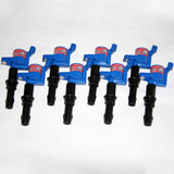 Granatelli 05-08 Ford 4.6L/5.4L 3V Hot Street Coil Packs - Black (Set of 8) - 25-3001