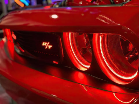 Oracle 0814 Dodge Challenger Dynamic Surface Mount Headlight/Fog Light Halo Kit COMBO - 1458-332