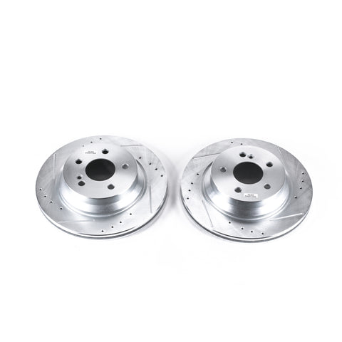 Power Stop 15-18 Mercedes-Benz CLS400 Rear Evolution Drilled & Slotted Rotors - Pair - EBR686XPR
