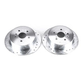 Power Stop 09-16 Toyota Venza Rear Evolution Drilled & Slotted Rotors - Pair - JBR1391XPR