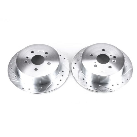 Power Stop 09-16 Toyota Venza Rear Evolution Drilled & Slotted Rotors - Pair - JBR1391XPR