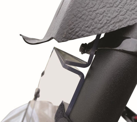 QuadBoss 16-22 Kawasaki KAF820 Mule Pro-DX Windbreak Folding Windshield - 375787