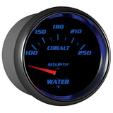 Autometer Cobalt 66mm 100-250 Degree F Electric Water Temperature Gauge - 7937