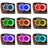 Oracle Dodge Durango 04-06 Halo Kit - ColorSHIFT w/ Simple Controller - 2645-504