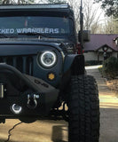 Oracle 7in High Powered LED Headlights - Black Bezel - ColorSHIFT No Controller - 5769-334