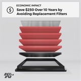K&N 00-08 Toyota Corolla / 03-06 Matrix / 03-08 Pontiac Vibe / 07-10 Scion tc Drop In Air Filter - 33-2252