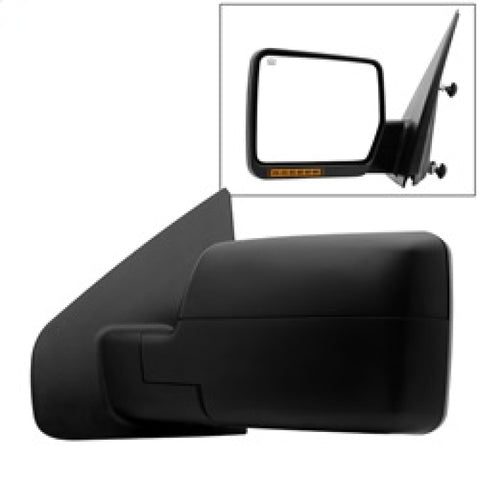 xTune Ford F150 04-06 Power Heated Amber LED Signal OE Mirror Left MIR-03348AEBH-P-L - 9935312