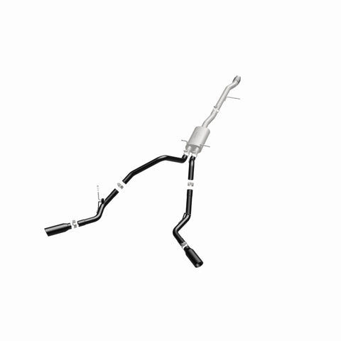 MagnaFlow SYS Cat-Back 3.5in Black Dual Split Rear Tips 14-15 Chevy Silverado/GMC Sierra 4.3L-5.3L - 15360