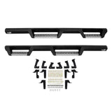 Westin 07-18 Jeep Wrangler JKU 4dr. HDX Stainless Drop Nerf Step Bars - Tex. Blk - 56-132952