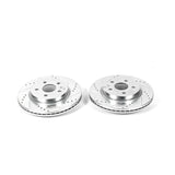 Power Stop 2010 Buick Allure Rear Evolution Drilled & Slotted Rotors - Pair - AR82146XPR