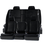 Covercraft 2025 Ford Explorer Leatherette Custom Front Row Seat Covers - Black - GTF4441ABLTBK
