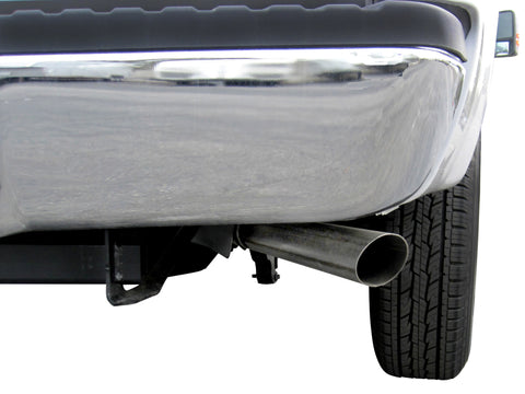 Gibson 17-18 Ford F-250 Super Duty King Ranch 6.2L 3in Cat-Back Single Exhaust - Stainless - 619904