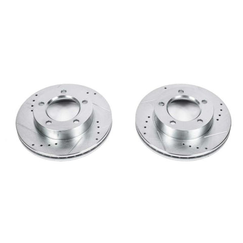 Power Stop 94-96 Ford Bronco Front Evolution Drilled & Slotted Rotors - Pair - AR8541XPR