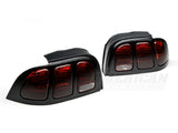 Raxiom 96-98 Ford Mustang Tail Lights- Black Housing (Smoked Lens) - 49124