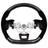 BLOX Racing 22+ Subaru Carbon/Alcantara Steering Wheel Black Stitching - BXSW-50020-B