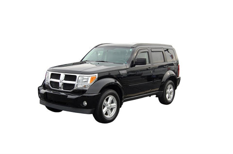 AVS 07-11 Dodge Nitro Ventvisor In-Channel Front & Rear Window Deflectors 4pc - Smoke - 194307
