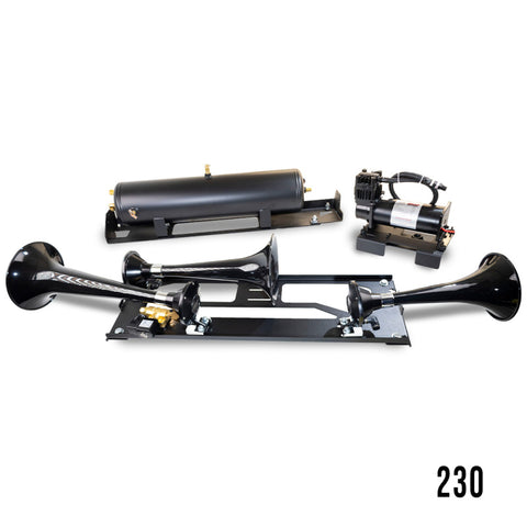 Kleinn 17-22 Ford F-250/ F-350/ F-450 Onboard Air System w/ Model 230 Horns - SDKIT17-230