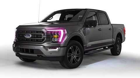 Oracle 21-22 Ford F-150 ColorSHIFT RGB+W Headlight DRL Upgrade Kit w/ BC1 Controller - 1460-335