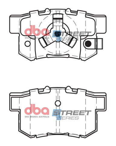 DBA 10-18 Acura RDX Street Series Rear Brake Pads - DB1728SS