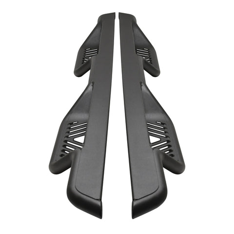 Westin 14-18 Chevrolet Silverado/GMC Sierra Crew Cab Outlaw Nerf Step Bars (Excl. Diesel) -Text. Blk - 20-13725
