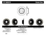 StopTech 04-08 Acura TL / 03-09 Honda Element Slotted & Drilled Right Rear Rotor - 127.40061R