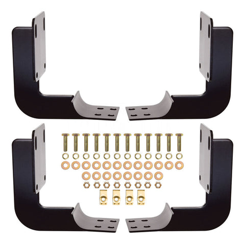 Westin 99-16 Ford F-250/350/450/550HD Reg/Supr Cab/Crew Premier Oval Nerf Step Bar Mount Kit - Blk - 22-1035