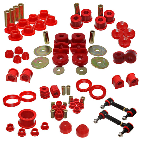Energy Suspension 97-01 Honda CR-V Master Bushing Set - Red - 16.18116R