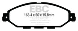 EBC 12-13 Infiniti JX35 3.5 Yellowstuff Front Brake Pads - DP43010R