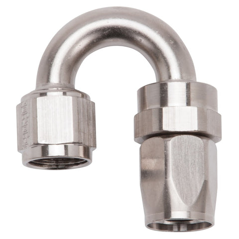 Russell Performance -10 AN Endura 180 Degree Full Flow Swivel Hose End (With 15/16in Radius) - 613521