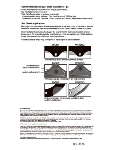 Cometic Ford RY45 4.290in Bore .040in MLX Head Gasket - Left - C15338-040