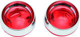 Kuryakyn Deep Dish Bezels With Red Lenses - 2269
