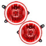 Oracle 10-12 Ford Mustang LED Fog Light Halo Kit - GT Grill Fogs - Red - 1225-003