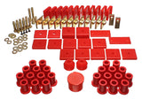 Energy Suspension 64-78 Toyota FJ40 Land Cruiser Red Hyper-Flex Master Bushing Set - 8.18105R