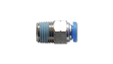 Vibrant Male Straight Fitting for 1/4in OD Tubing (3/8in NPT Thread) - 22638