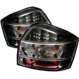 Spyder Audi A4 02-05 LED Tail Lights Black ALT-YD-AA402-LED-BK - 5000026