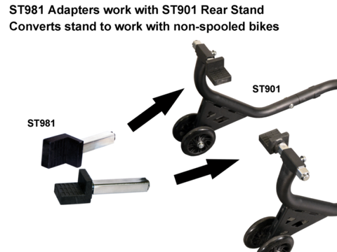 Vortex Racing Rear Stand Conversion for No Spools - ST981
