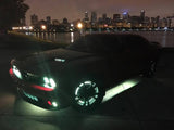 Oracle LED Illuminated Wheel Rings - Double LED - White - 4228-001