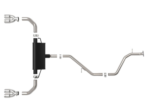 aFe 19-21 Lexus UX200 Takeda 2in - 2.5in. 304 SS Cat-Back Exhaust System w/ Polished Tip - 49-36054-P