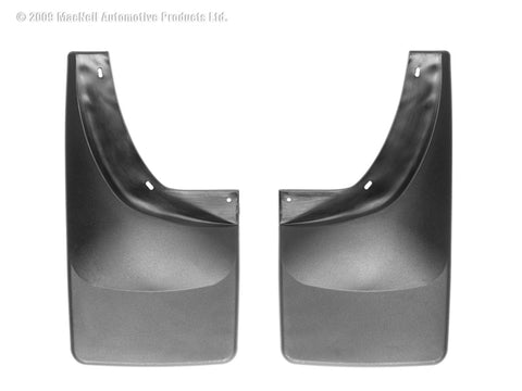 WeatherTech 06-08 Dodge Ram Mega Cab No Drill Mudflaps - Black - 120007