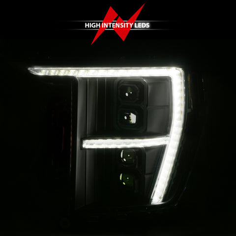 ANZO 21-23 Ford F-150 (w/Factory Halogen) Z-Series Full LED Proj Headlights - Pass. Side ONLY - 111593X-R
